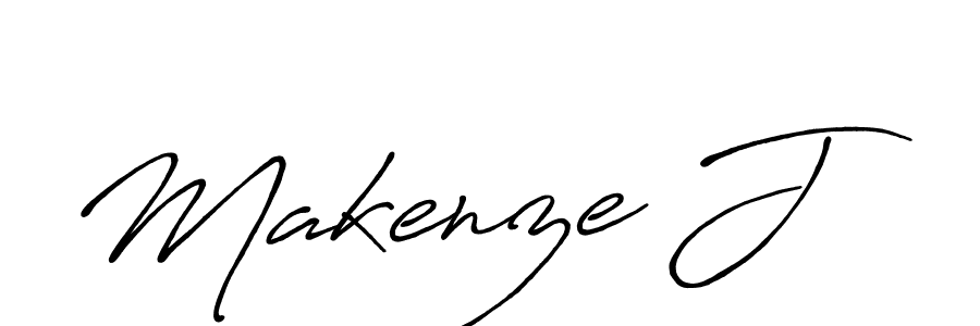 You should practise on your own different ways (Antro_Vectra_Bolder) to write your name (Makenze J) in signature. don't let someone else do it for you. Makenze J signature style 7 images and pictures png