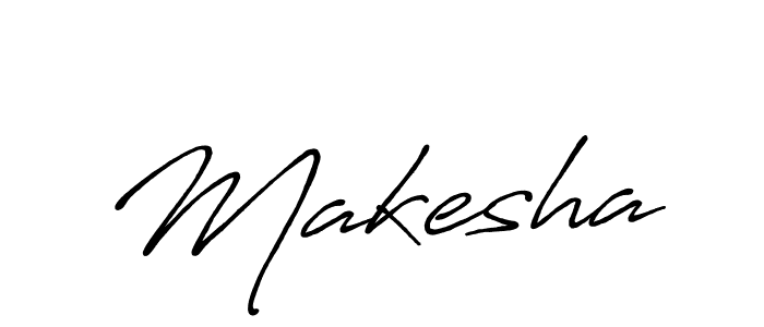 Makesha stylish signature style. Best Handwritten Sign (Antro_Vectra_Bolder) for my name. Handwritten Signature Collection Ideas for my name Makesha. Makesha signature style 7 images and pictures png