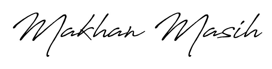 Download transparent PNG signature for name Makhan Masih styled with Antro_Vectra_Bolder font. Ready to paste directly into PDF and Word agreements. Makhan Masih signature style 7 images and pictures png