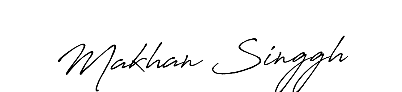 Use a signature maker to create a handwritten signature online. With this signature software, you can design (Antro_Vectra_Bolder) your own signature for name Makhan Singgh. Makhan Singgh signature style 7 images and pictures png