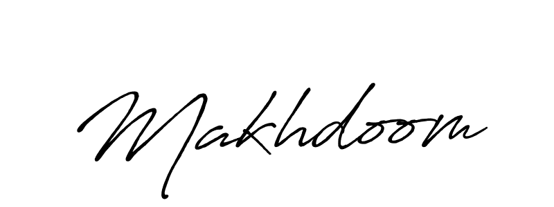 Makhdoom stylish signature style. Best Handwritten Sign (Antro_Vectra_Bolder) for my name. Handwritten Signature Collection Ideas for my name Makhdoom. Makhdoom signature style 7 images and pictures png