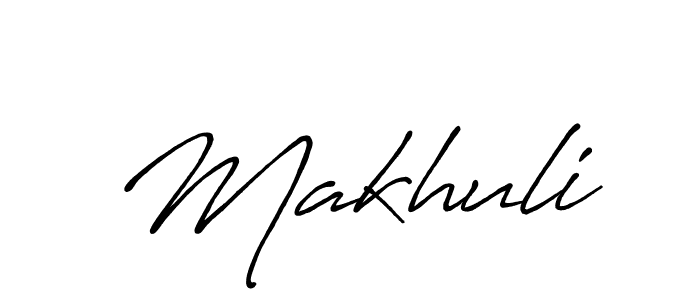 How to make Makhuli name signature. Use Antro_Vectra_Bolder style for creating short signs online. This is the latest handwritten sign. Makhuli signature style 7 images and pictures png