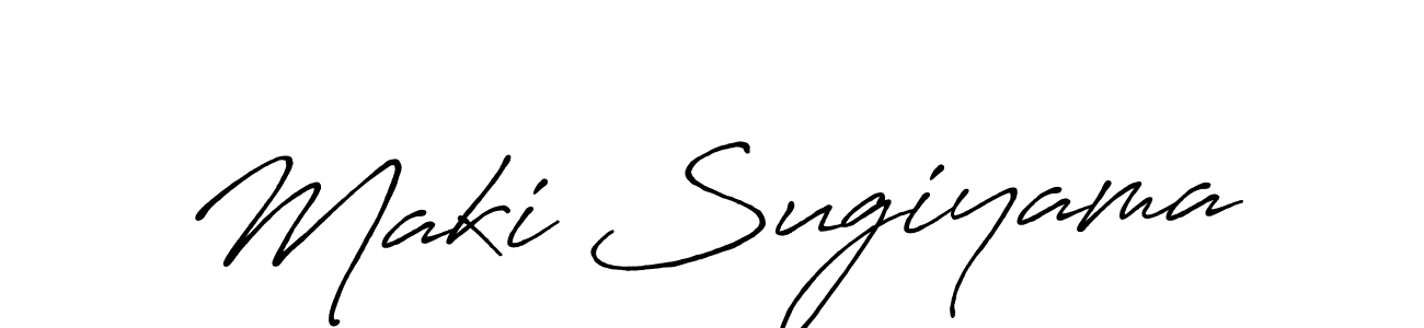 Also You can easily find your signature by using the search form. We will create Maki Sugiyama name handwritten signature images for you free of cost using Antro_Vectra_Bolder sign style. Maki Sugiyama signature style 7 images and pictures png