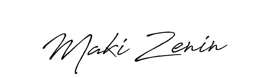 You should practise on your own different ways (Antro_Vectra_Bolder) to write your name (Maki Zenin) in signature. don't let someone else do it for you. Maki Zenin signature style 7 images and pictures png