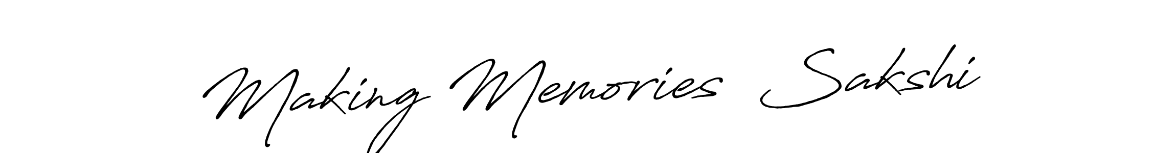 This is the best signature style for the Making Memories  Sakshi name. Also you like these signature font (Antro_Vectra_Bolder). Mix name signature. Making Memories  Sakshi signature style 7 images and pictures png