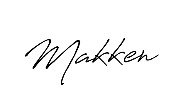 The best way (Antro_Vectra_Bolder) to make a short signature is to pick only two or three words in your name. The name Makken include a total of six letters. For converting this name. Makken signature style 7 images and pictures png