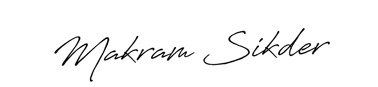 Here are the top 10 professional signature styles for the name Makram Sikder. These are the best autograph styles you can use for your name. Makram Sikder signature style 7 images and pictures png