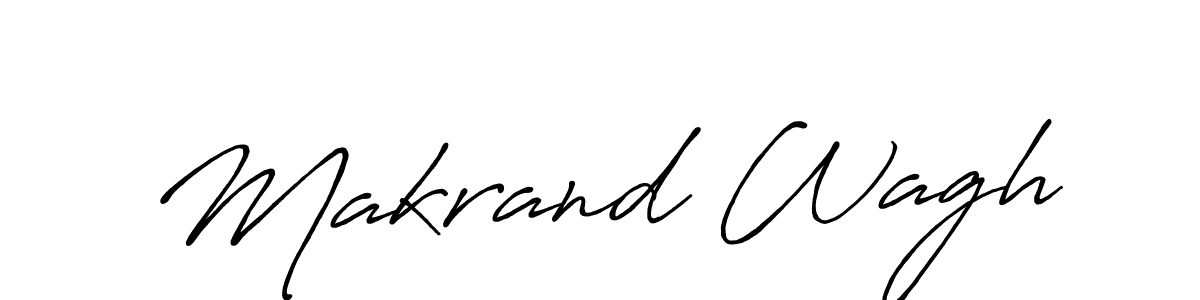 Also You can easily find your signature by using the search form. We will create Makrand Wagh name handwritten signature images for you free of cost using Antro_Vectra_Bolder sign style. Makrand Wagh signature style 7 images and pictures png