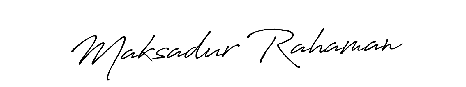 It looks lik you need a new signature style for name Maksadur Rahaman. Design unique handwritten (Antro_Vectra_Bolder) signature with our free signature maker in just a few clicks. Maksadur Rahaman signature style 7 images and pictures png