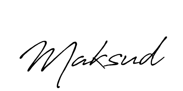 How to make Maksud signature? Antro_Vectra_Bolder is a professional autograph style. Create handwritten signature for Maksud name. Maksud signature style 7 images and pictures png