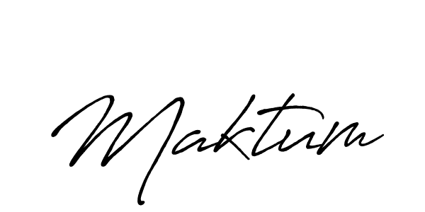 Maktum stylish signature style. Best Handwritten Sign (Antro_Vectra_Bolder) for my name. Handwritten Signature Collection Ideas for my name Maktum. Maktum signature style 7 images and pictures png