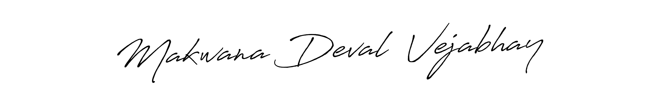 It looks lik you need a new signature style for name Makwana Deval  Vejabhay. Design unique handwritten (Antro_Vectra_Bolder) signature with our free signature maker in just a few clicks. Makwana Deval  Vejabhay signature style 7 images and pictures png