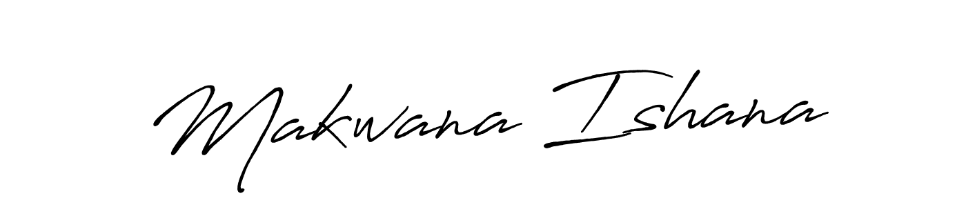 Similarly Antro_Vectra_Bolder is the best handwritten signature design. Signature creator online .You can use it as an online autograph creator for name Makwana Ishana. Makwana Ishana signature style 7 images and pictures png