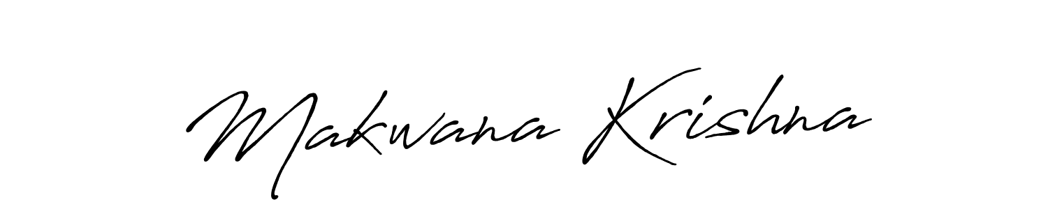 Also we have Makwana Krishna name is the best signature style. Create professional handwritten signature collection using Antro_Vectra_Bolder autograph style. Makwana Krishna signature style 7 images and pictures png