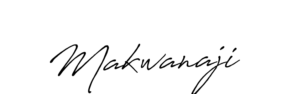 Make a beautiful signature design for name Makwanaji. With this signature (Antro_Vectra_Bolder) style, you can create a handwritten signature for free. Makwanaji signature style 7 images and pictures png