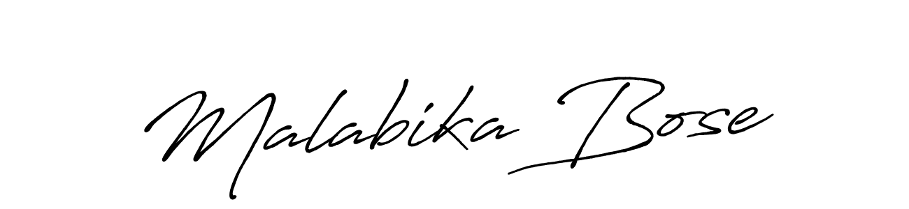 Also we have Malabika Bose name is the best signature style. Create professional handwritten signature collection using Antro_Vectra_Bolder autograph style. Malabika Bose signature style 7 images and pictures png