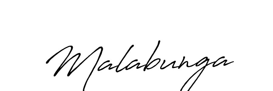 Use a signature maker to create a handwritten signature online. With this signature software, you can design (Antro_Vectra_Bolder) your own signature for name Malabunga. Malabunga signature style 7 images and pictures png
