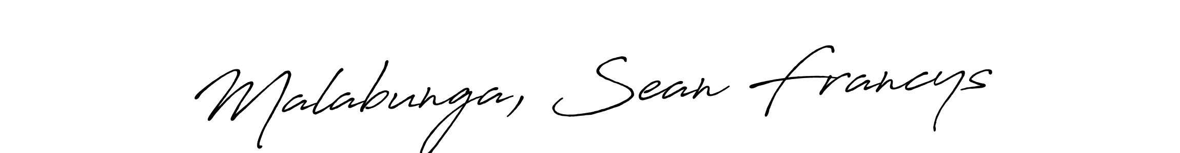 Similarly Antro_Vectra_Bolder is the best handwritten signature design. Signature creator online .You can use it as an online autograph creator for name Malabunga, Sean Francys. Malabunga, Sean Francys signature style 7 images and pictures png