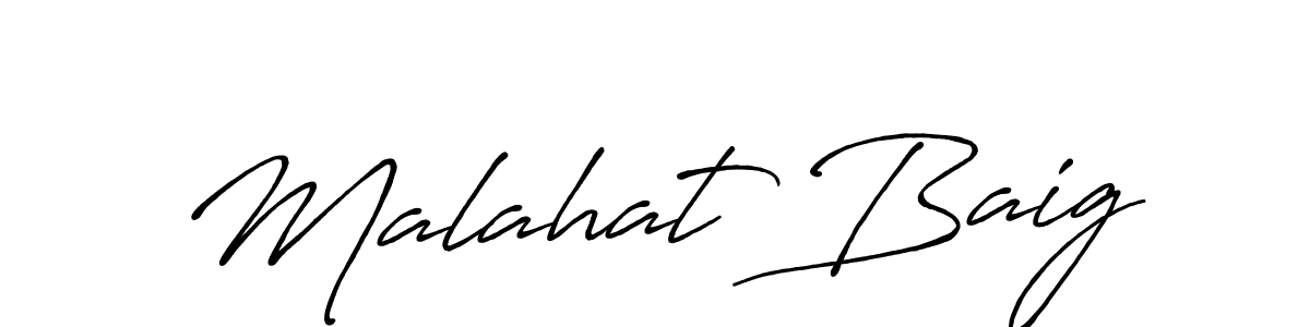 This is the best signature style for the Malahat Baig name. Also you like these signature font (Antro_Vectra_Bolder). Mix name signature. Malahat Baig signature style 7 images and pictures png