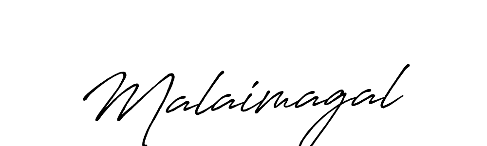 You should practise on your own different ways (Antro_Vectra_Bolder) to write your name (Malaimagal) in signature. don't let someone else do it for you. Malaimagal signature style 7 images and pictures png