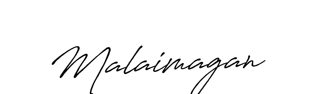 Use a signature maker to create a handwritten signature online. With this signature software, you can design (Antro_Vectra_Bolder) your own signature for name Malaimagan. Malaimagan signature style 7 images and pictures png