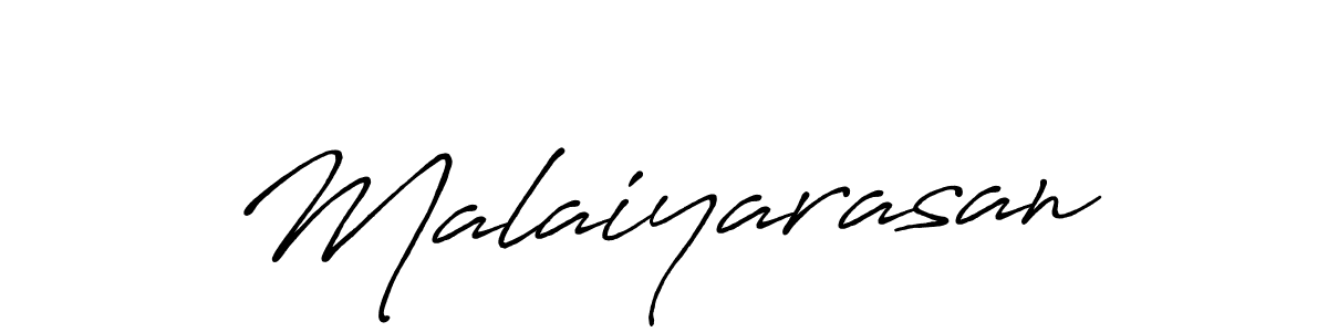 How to make Malaiyarasan name signature. Use Antro_Vectra_Bolder style for creating short signs online. This is the latest handwritten sign. Malaiyarasan signature style 7 images and pictures png