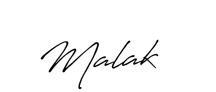 Make a beautiful signature design for name Malak  . With this signature (Antro_Vectra_Bolder) style, you can create a handwritten signature for free. Malak   signature style 7 images and pictures png