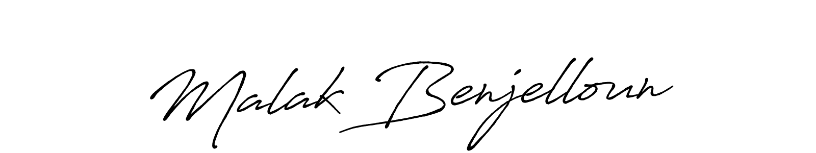 Once you've used our free online signature maker to create your best signature Antro_Vectra_Bolder style, it's time to enjoy all of the benefits that Malak Benjelloun name signing documents. Malak Benjelloun signature style 7 images and pictures png