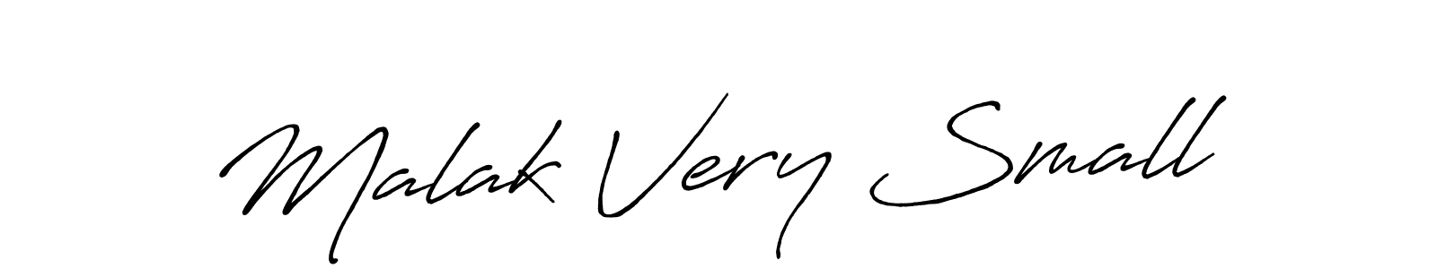 How to make Malak Very Small signature? Antro_Vectra_Bolder is a professional autograph style. Create handwritten signature for Malak Very Small name. Malak Very Small signature style 7 images and pictures png