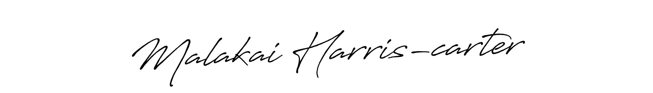 Make a beautiful signature design for name Malakai Harris-carter. With this signature (Antro_Vectra_Bolder) style, you can create a handwritten signature for free. Malakai Harris-carter signature style 7 images and pictures png