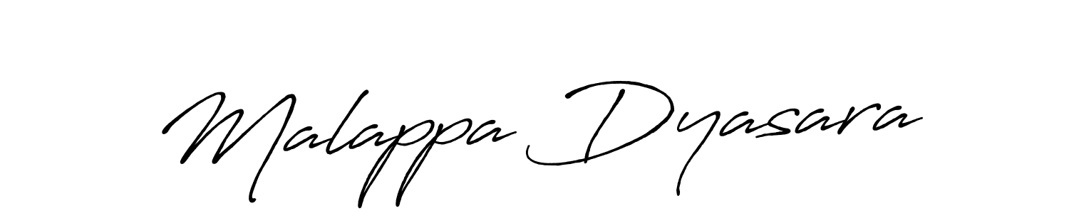 Make a short Malappa Dyasara signature style. Manage your documents anywhere anytime using Antro_Vectra_Bolder. Create and add eSignatures, submit forms, share and send files easily. Malappa Dyasara signature style 7 images and pictures png
