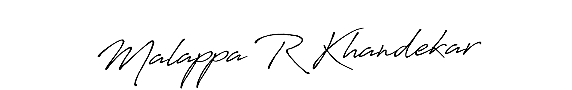 You should practise on your own different ways (Antro_Vectra_Bolder) to write your name (Malappa R Khandekar) in signature. don't let someone else do it for you. Malappa R Khandekar signature style 7 images and pictures png