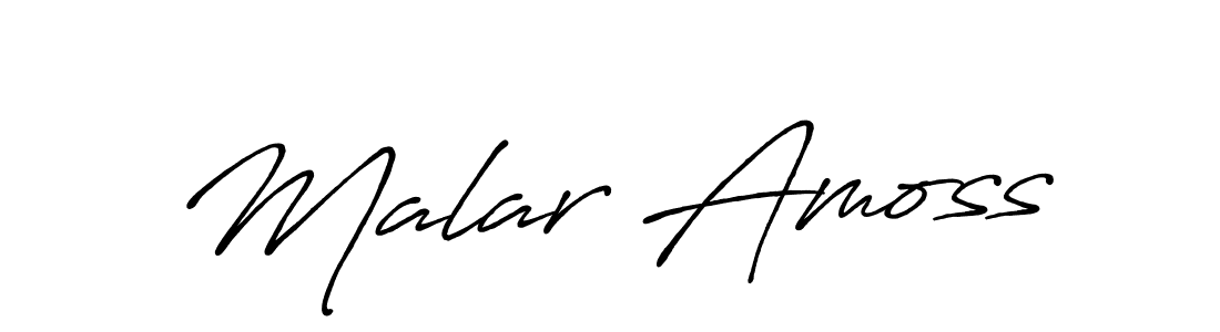 Antro_Vectra_Bolder is a professional signature style that is perfect for those who want to add a touch of class to their signature. It is also a great choice for those who want to make their signature more unique. Get Malar Amoss name to fancy signature for free. Malar Amoss signature style 7 images and pictures png