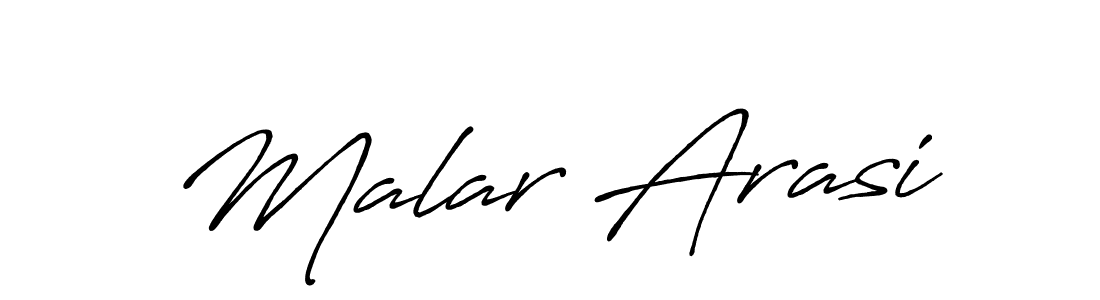 Similarly Antro_Vectra_Bolder is the best handwritten signature design. Signature creator online .You can use it as an online autograph creator for name Malar Arasi. Malar Arasi signature style 7 images and pictures png