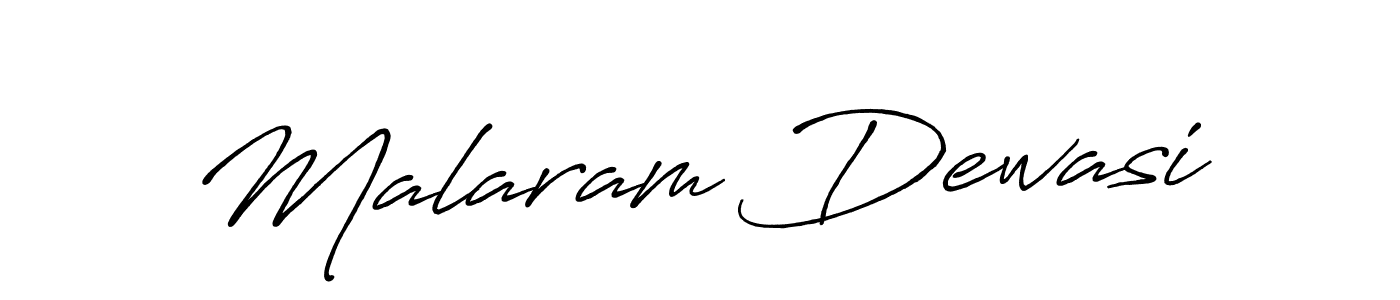 How to make Malaram Dewasi signature? Antro_Vectra_Bolder is a professional autograph style. Create handwritten signature for Malaram Dewasi name. Malaram Dewasi signature style 7 images and pictures png