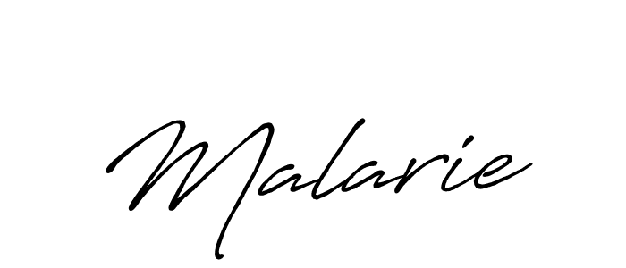 Create a beautiful signature design for name Malarie. With this signature (Antro_Vectra_Bolder) fonts, you can make a handwritten signature for free. Malarie signature style 7 images and pictures png