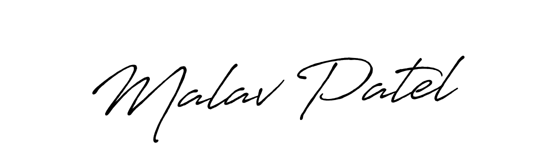 You should practise on your own different ways (Antro_Vectra_Bolder) to write your name (Malav Patel) in signature. don't let someone else do it for you. Malav Patel signature style 7 images and pictures png