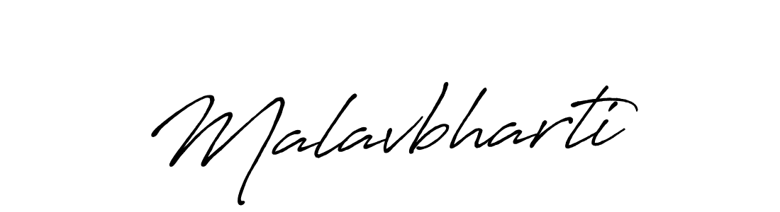 How to make Malavbharti signature? Antro_Vectra_Bolder is a professional autograph style. Create handwritten signature for Malavbharti name. Malavbharti signature style 7 images and pictures png