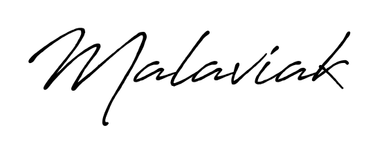 A classic penmanship look for Malaviak. The Antro_Vectra_Bolder font brings timeless elegance and confidence to every signed document. Malaviak signature style 7 images and pictures png