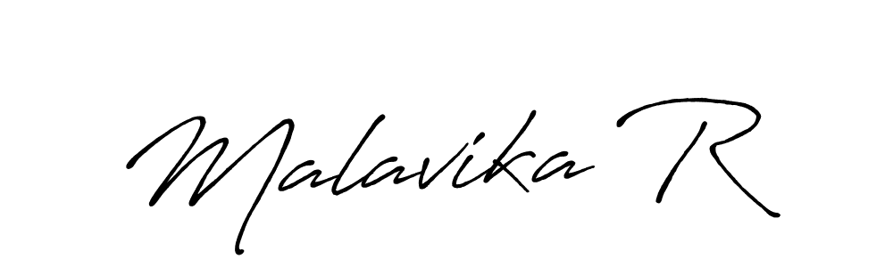 Also we have Malavika R name is the best signature style. Create professional handwritten signature collection using Antro_Vectra_Bolder autograph style. Malavika R signature style 7 images and pictures png