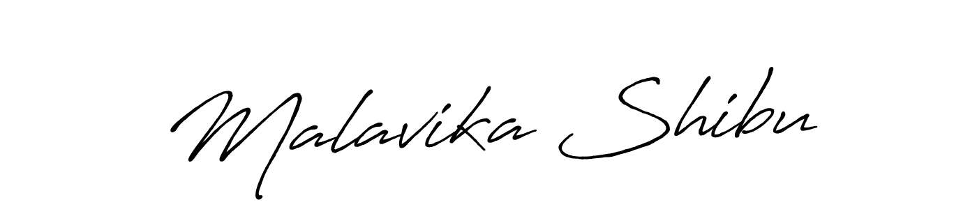 Once you've used our free online signature maker to create your best signature Antro_Vectra_Bolder style, it's time to enjoy all of the benefits that Malavika Shibu name signing documents. Malavika Shibu signature style 7 images and pictures png