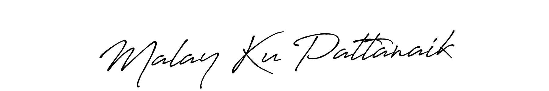 Use a signature maker to create a handwritten signature online. With this signature software, you can design (Antro_Vectra_Bolder) your own signature for name Malay Ku Pattanaik. Malay Ku Pattanaik signature style 7 images and pictures png