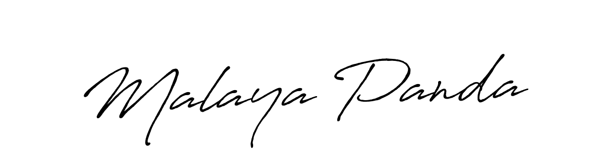 How to make Malaya Panda signature? Antro_Vectra_Bolder is a professional autograph style. Create handwritten signature for Malaya Panda name. Malaya Panda signature style 7 images and pictures png