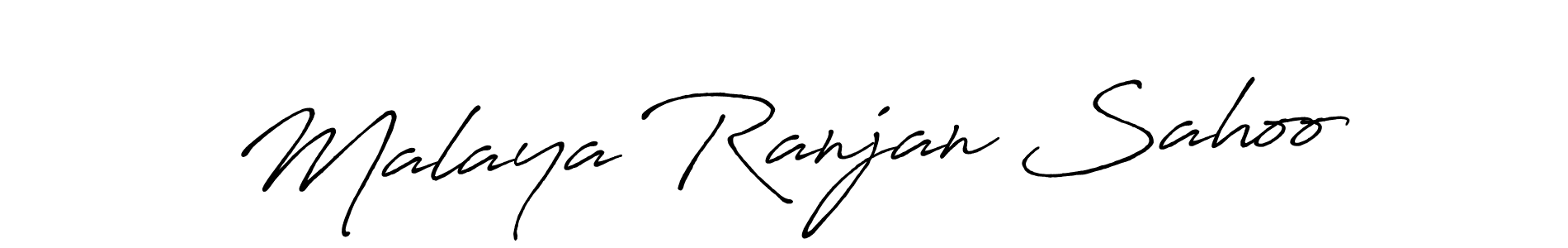 Also we have Malaya Ranjan Sahoo name is the best signature style. Create professional handwritten signature collection using Antro_Vectra_Bolder autograph style. Malaya Ranjan Sahoo signature style 7 images and pictures png