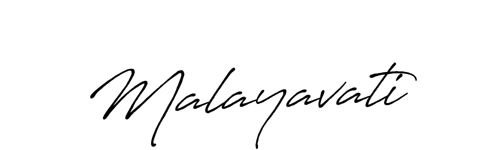 Create a beautiful signature design for name Malayavati. With this signature (Antro_Vectra_Bolder) fonts, you can make a handwritten signature for free. Malayavati signature style 7 images and pictures png