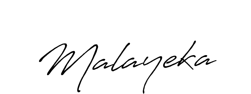 How to make Malayeka signature? Antro_Vectra_Bolder is a professional autograph style. Create handwritten signature for Malayeka name. Malayeka signature style 7 images and pictures png