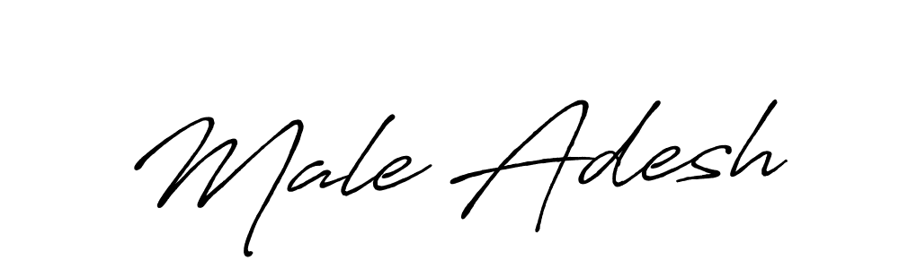 Male Adesh stylish signature style. Best Handwritten Sign (Antro_Vectra_Bolder) for my name. Handwritten Signature Collection Ideas for my name Male Adesh. Male Adesh signature style 7 images and pictures png