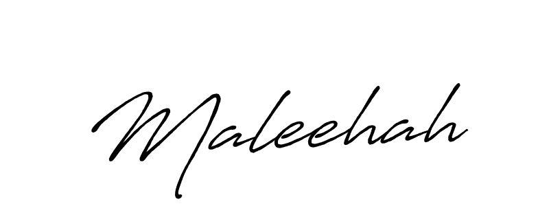 It looks lik you need a new signature style for name Maleehah. Design unique handwritten (Antro_Vectra_Bolder) signature with our free signature maker in just a few clicks. Maleehah signature style 7 images and pictures png