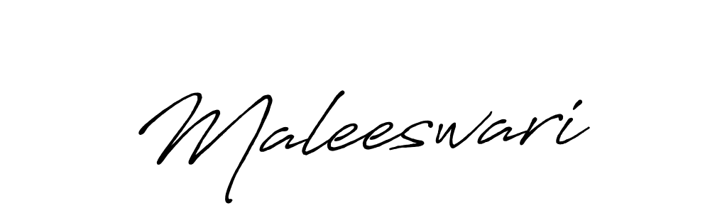 Use a signature maker to create a handwritten signature online. With this signature software, you can design (Antro_Vectra_Bolder) your own signature for name Maleeswari. Maleeswari signature style 7 images and pictures png