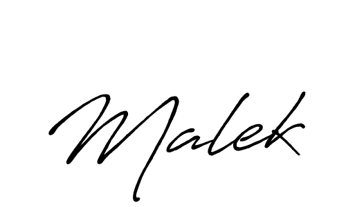 How to make Malek signature? Antro_Vectra_Bolder is a professional autograph style. Create handwritten signature for Malek name. Malek signature style 7 images and pictures png